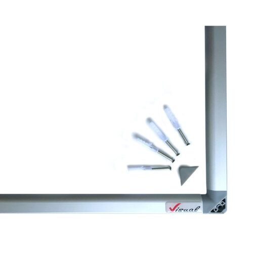 Pachet tabla magnetica alba VISUAL – 45×60 cm